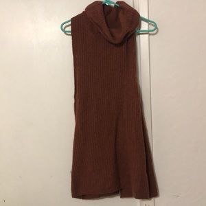 Turtle neck tank top sweater - basically new
